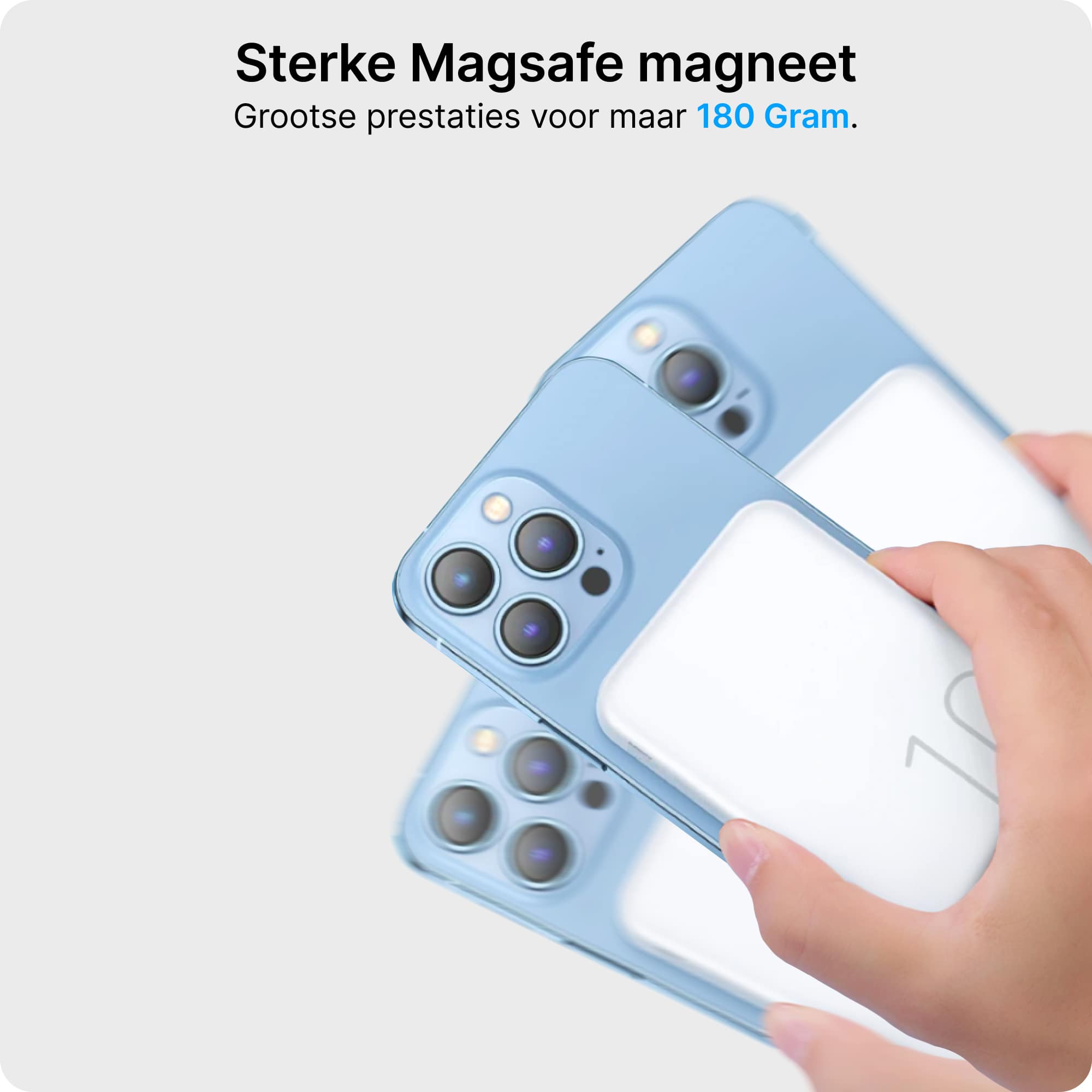 Magsafe Powerbank, Powerbank vliegtuig, Powerbank 10.000 mAh, Powerbank Iphone, Draadloze powerbank, Kleine powerbank, Powerbank kopen
