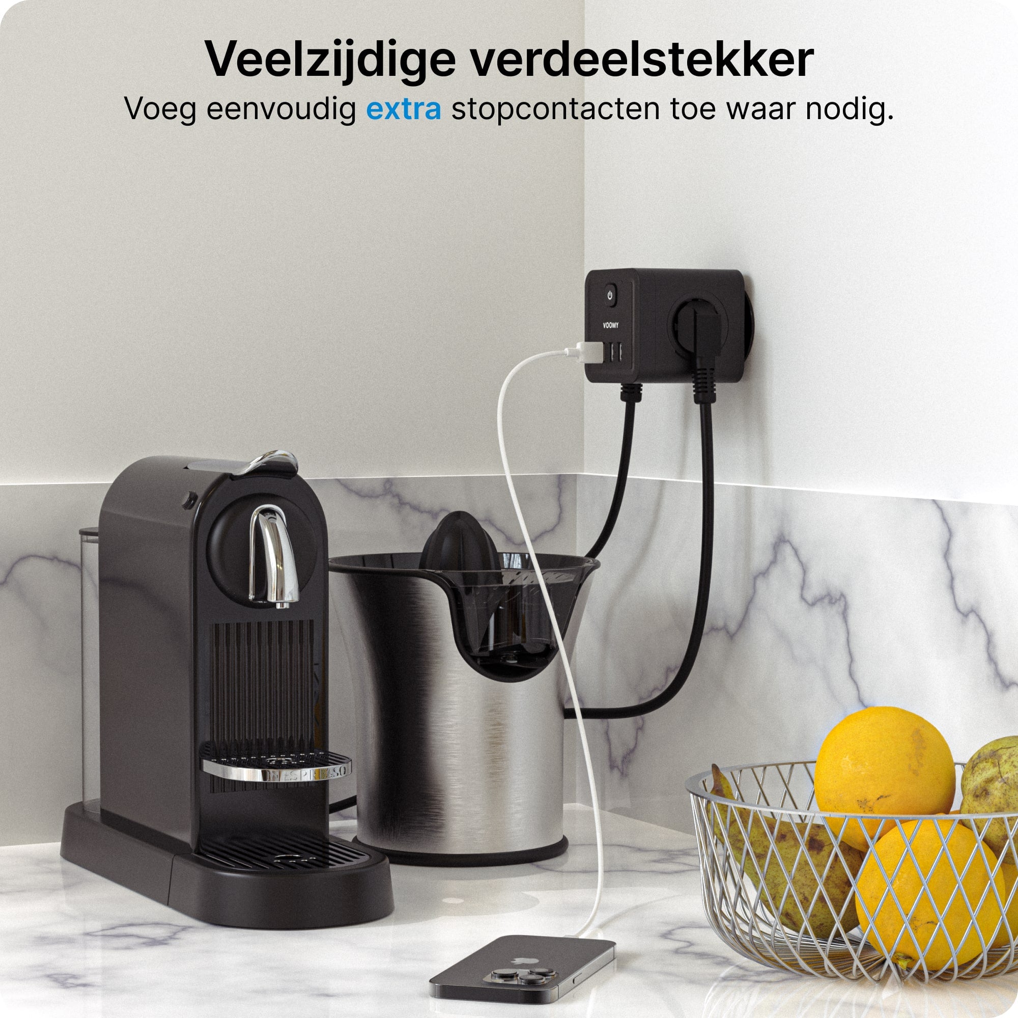 Verdeelstekker, verdeelstekker zwart, usb verdeelstekker, verdeelstekker met schakelaar, verdeelstekker stopcontact, verdeelstekker 4 voudig, verdeelstekker usb