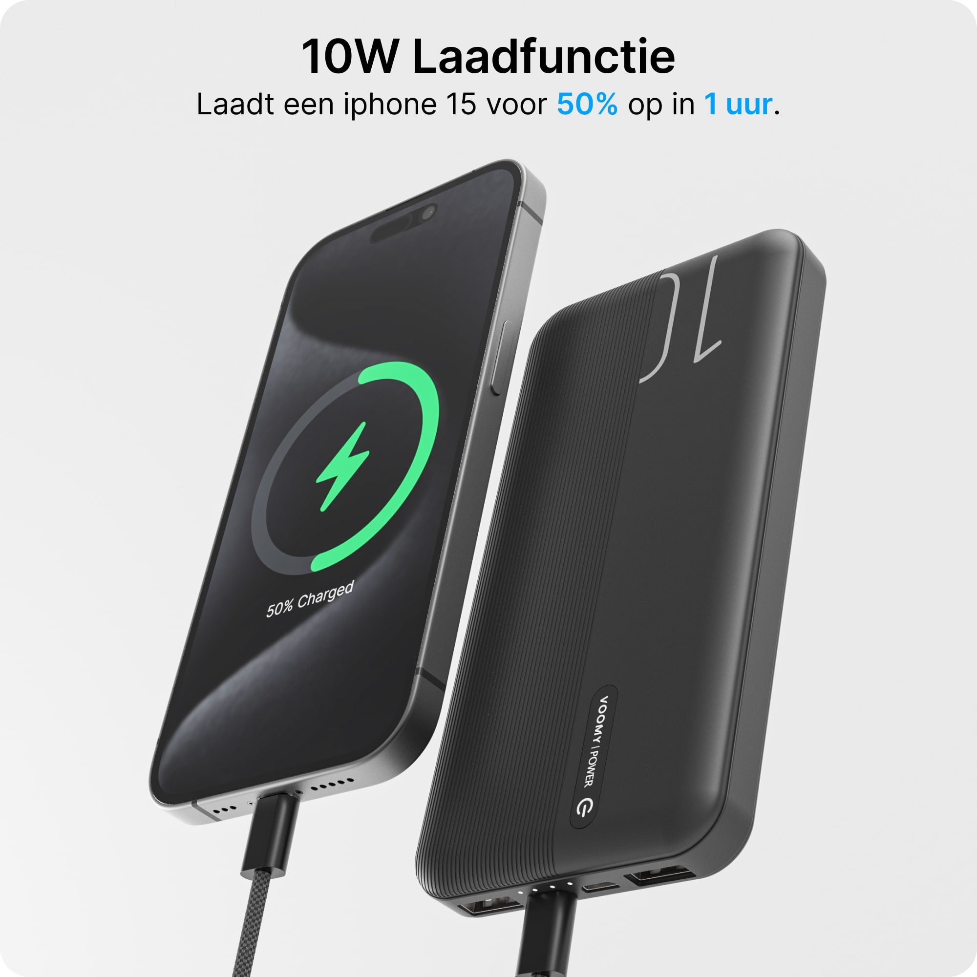 Powerbank, Powerbank 10000 mAh, kleine powerbank, Powerbank Iphone, Powerbank Samsung, Iphone powerbank, Powerbank kopen