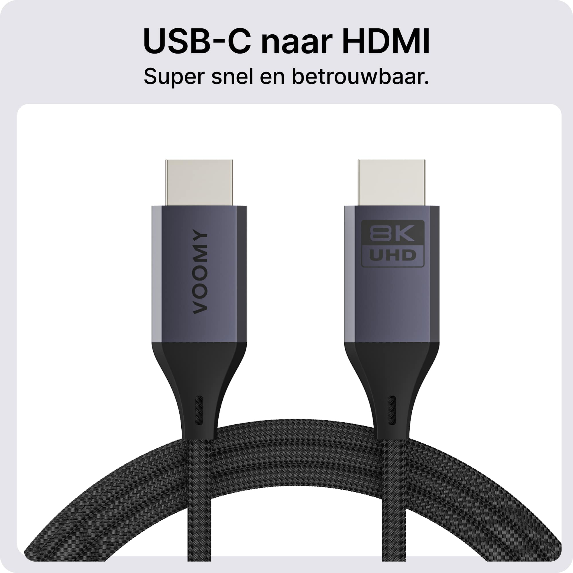 Voomy Connect C8 - Ultra HD 8K - 4K 120hz & 48 Gbps - 2 Meter