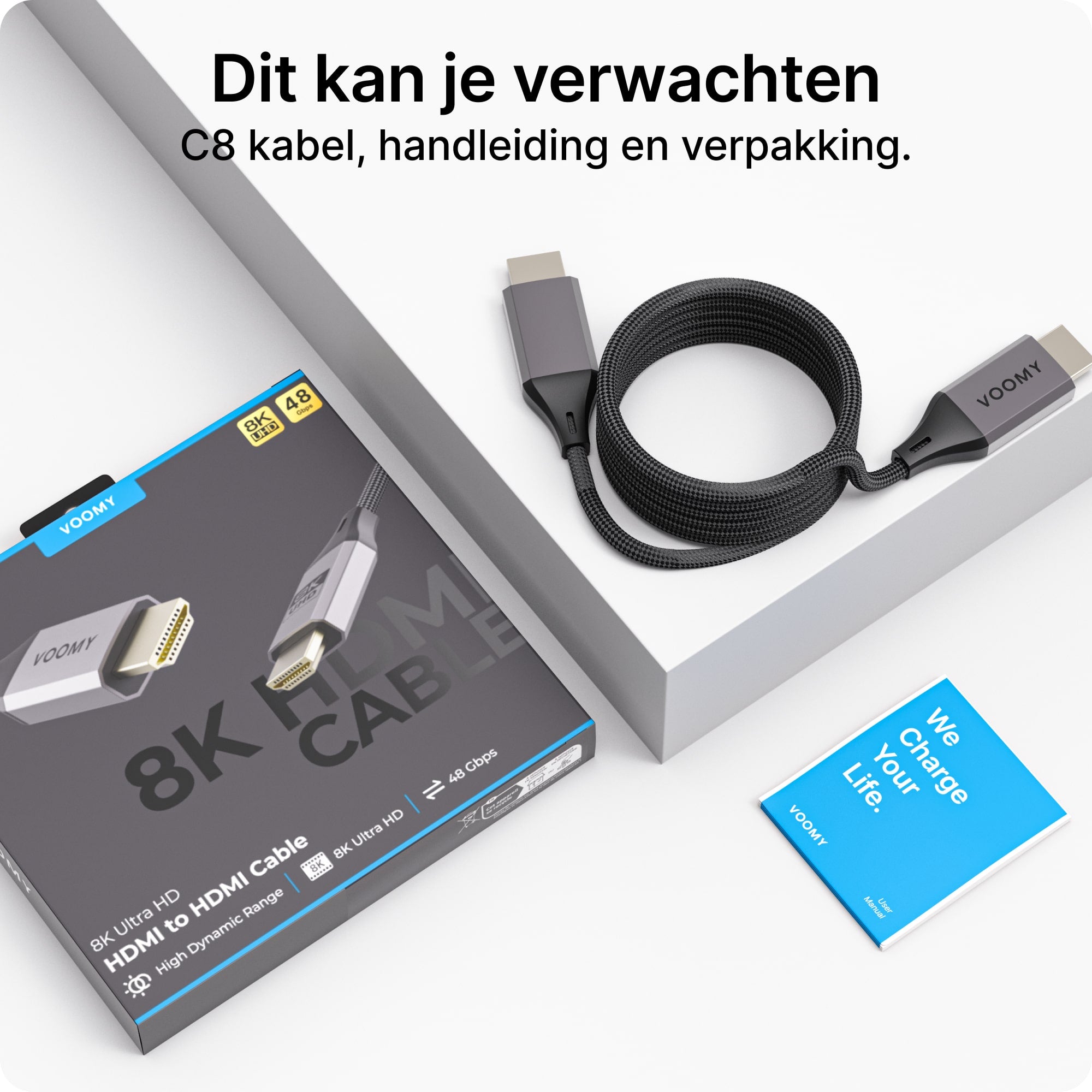 Voomy Connect C8 - Ultra HD 8K - 4K 120hz & 48 Gbps - 2 Meter