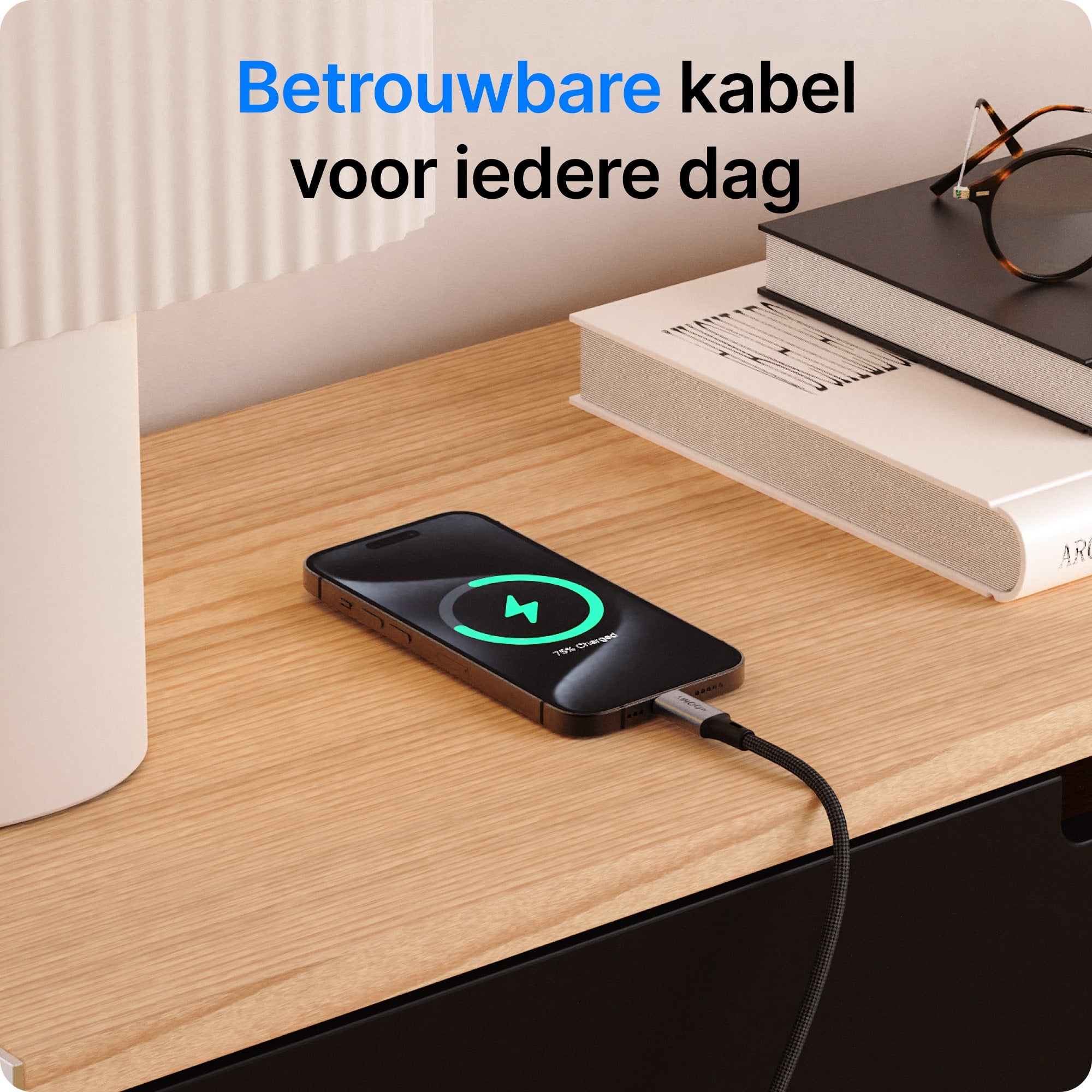 Voomy Connect C720 – USB-C (USB 3.0) naar USB-A Kabel - 2M – Space Grey