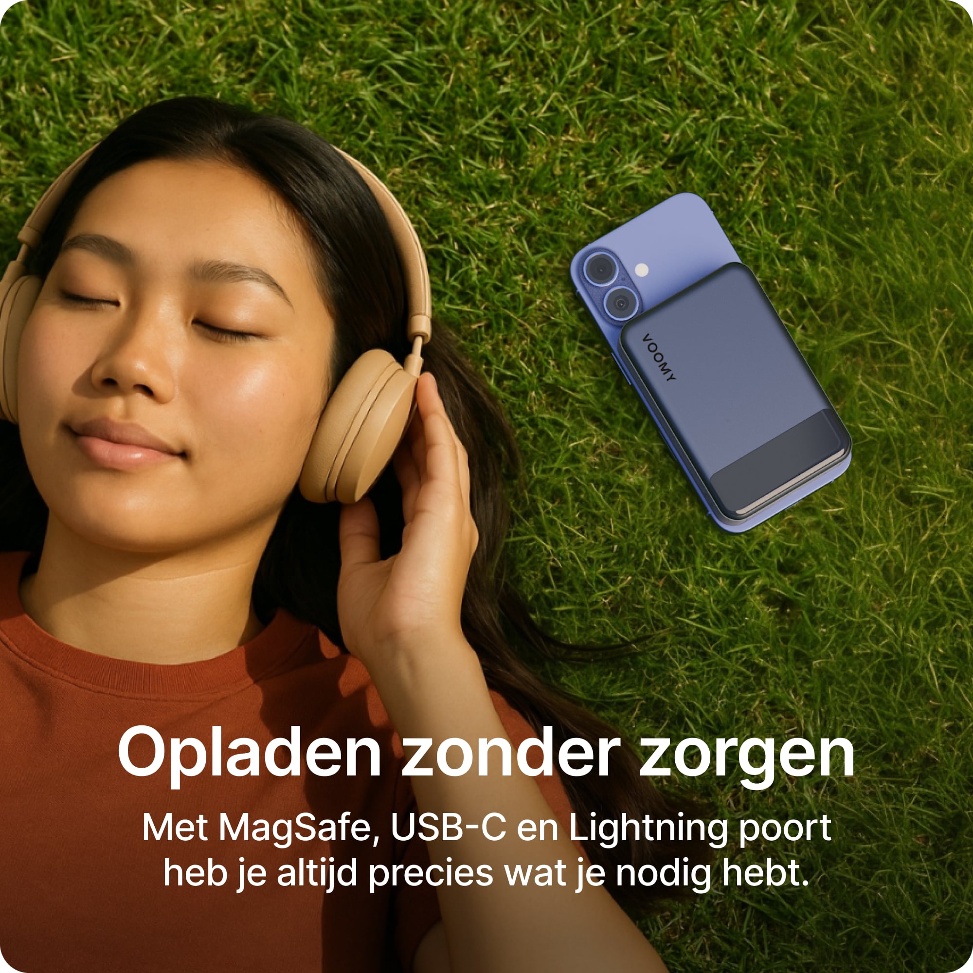 Voomy Charge P611 - MagSafe Powerbank - 10.000 mAh - 22.5W - Led Display