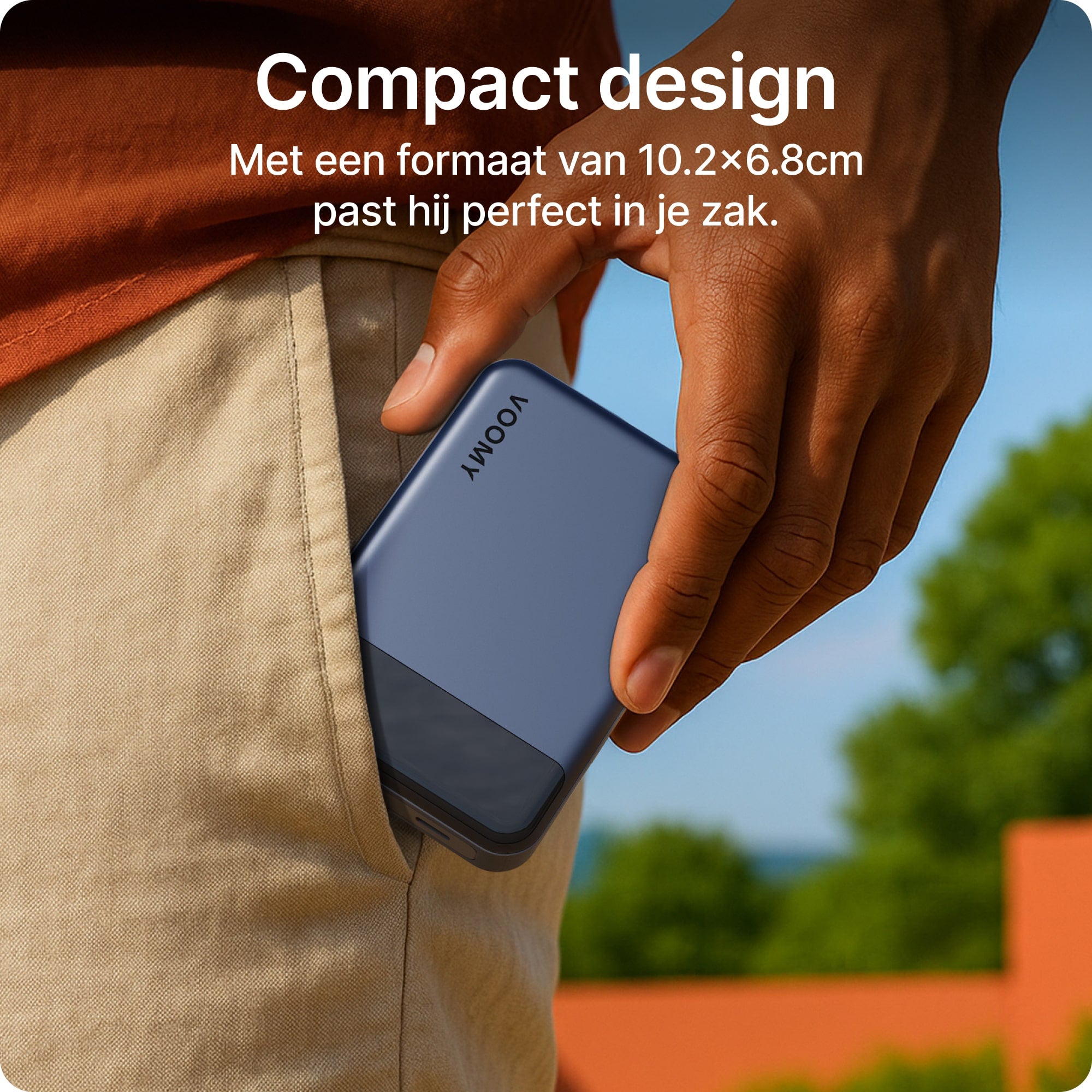 Voomy Charge P611 - MagSafe Powerbank - 10.000 mAh - 22.5W - Led Display