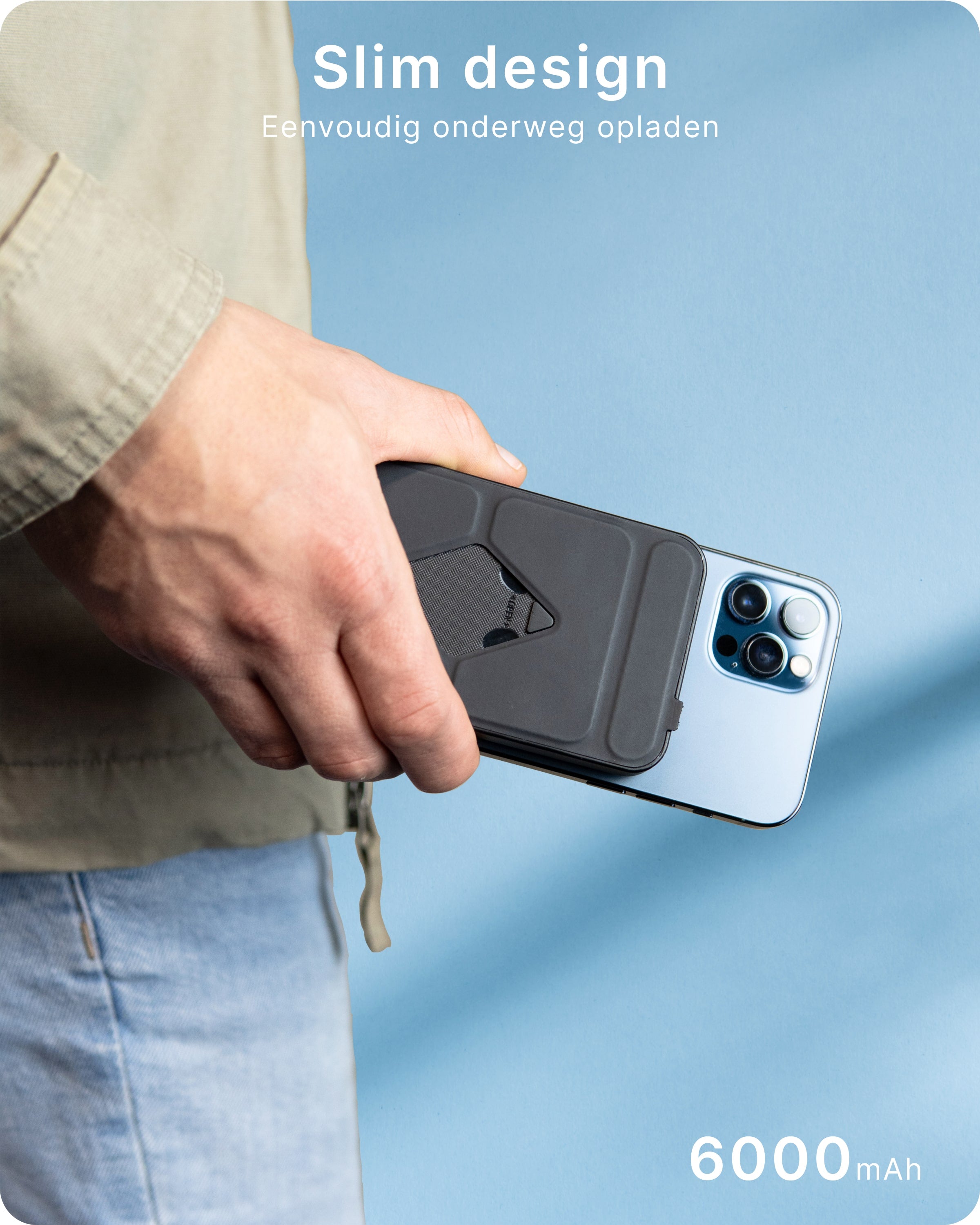 Voomy Charge P6 Magnetic Wireless Powerbank 6.000 mAh
