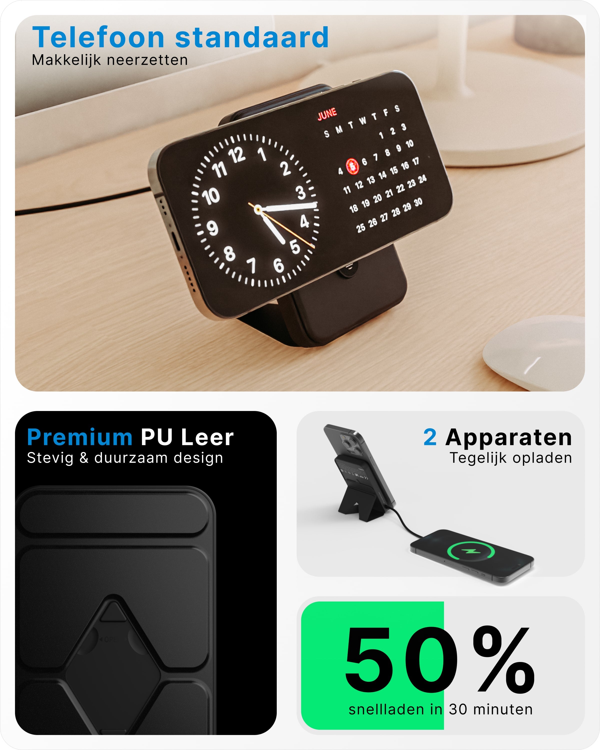 Voomy Charge P6 Magnetic Wireless Powerbank 6.000 mAh