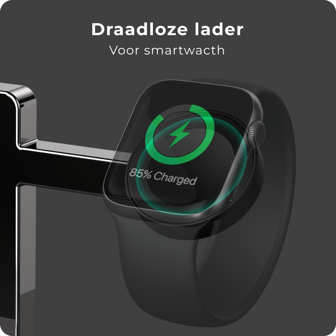 Voomy Wireless C5 - 5-in-1 Draadloze Oplader - Wireless Charger 15W