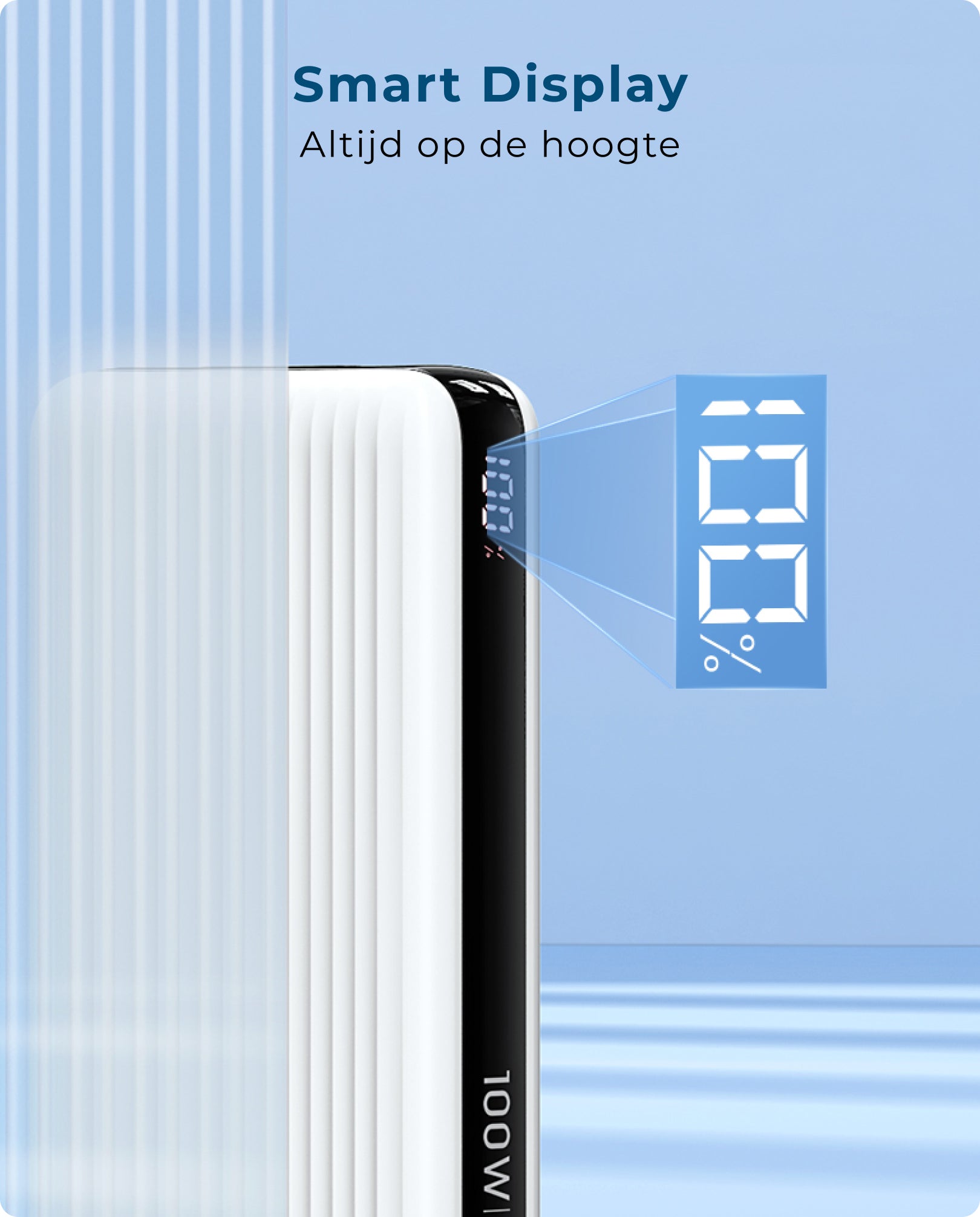 Voomy Charge P100 - Powerbank - 20.000 mAh 100W