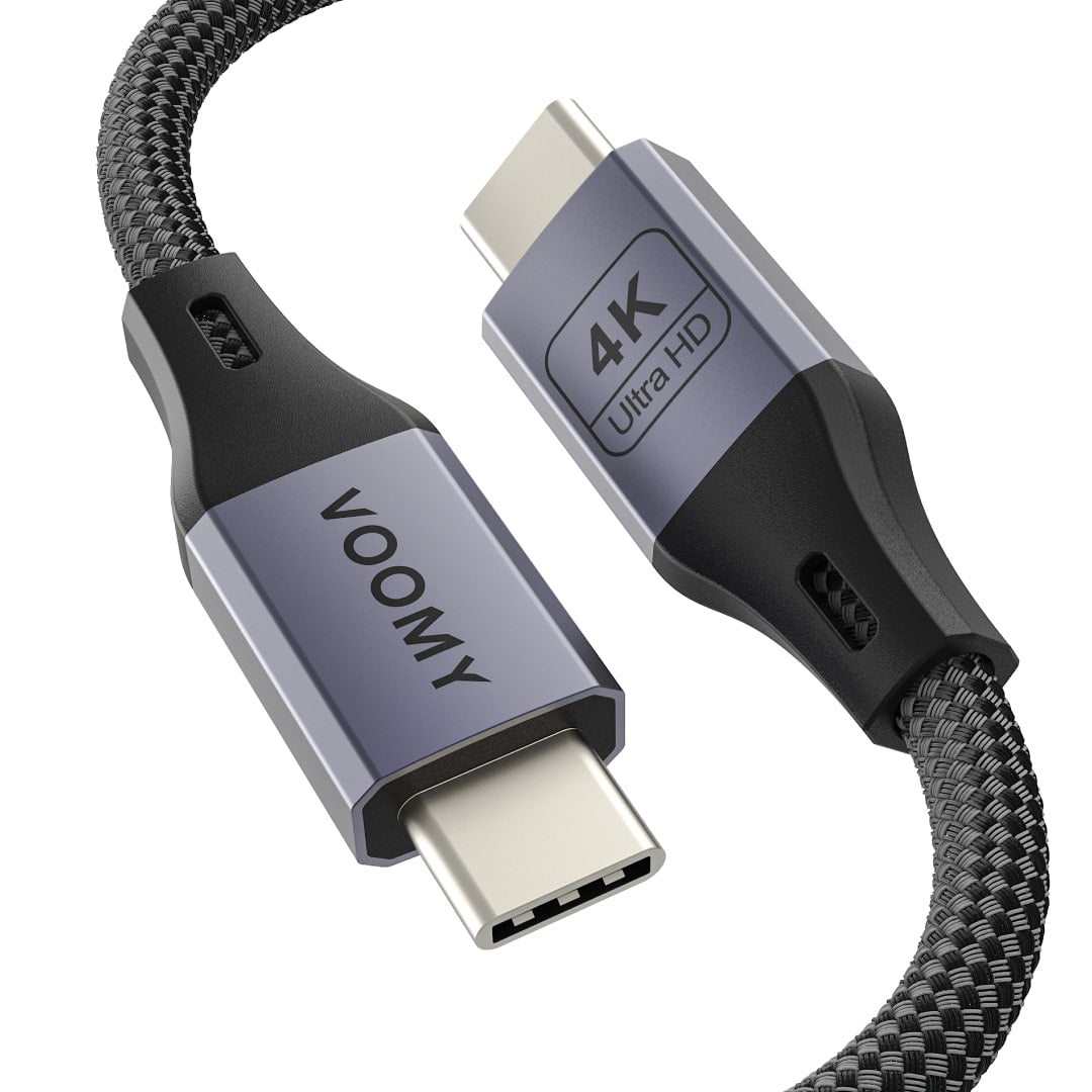 Voomy Connect C20 - 100W USB C kabel - 20 Gbps - 4K Ultra HD - 2 Meter