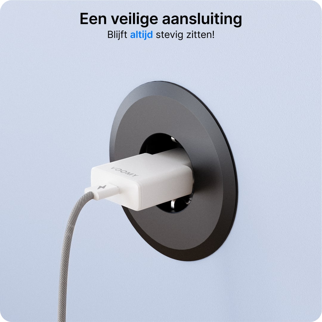 Voomy Charge M30 - 30W Snellader USB-C - Ultra Dun Ontwerp