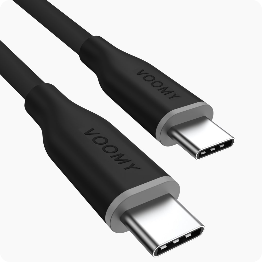 Voomy Connect C610 – 60W USB-C Kabel  – 1M – Zwart